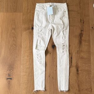 Frame Denim Cream Jeans